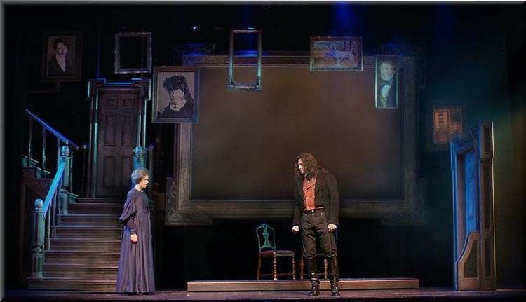 Jane Eyre by  Charlotte Bronte adapted by Richard Rose at Barter Theatre. Scenery design is by Richard Finkelstein