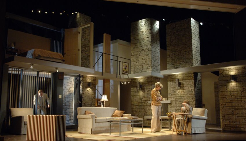 The Desperate Hours by Joseph Hayes - Barter Theatre - Directed by Rick Rose - Scenery by Richard Finkelstein - Lighting Design by Lucas Benjamin Krech