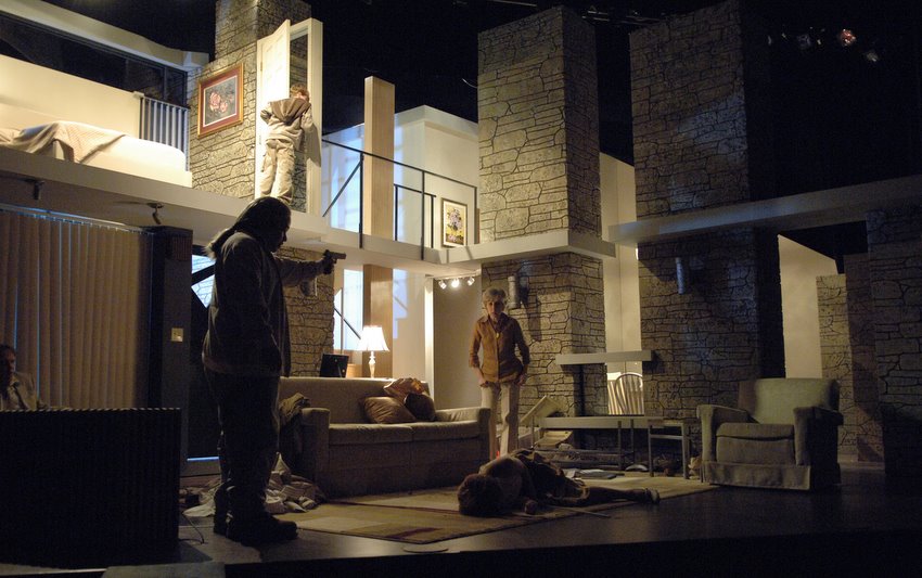 The Desperate Hours by Joseph Hayes - Barter Theatre - Directed by Rick Rose - Scenery by Richard Finkelstein - Lighting Design by Lucas Benjamin Krech